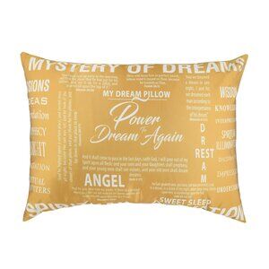POWER TO DREAM AGAIN DREAM PILLOW - Golden